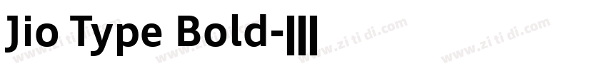 Jio Type Bold字体转换